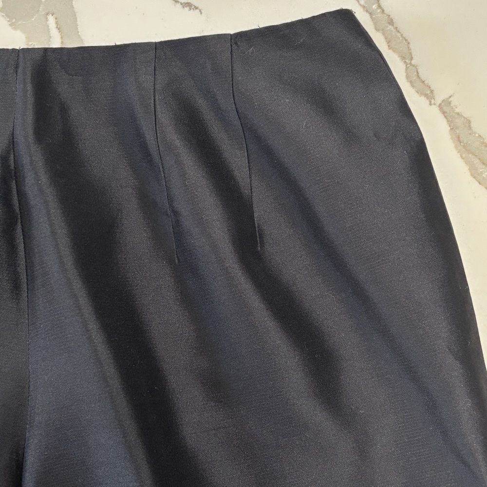 Talbots | Pure Silk Women’s Black Lined Dress Pants - Picture 10 of 14